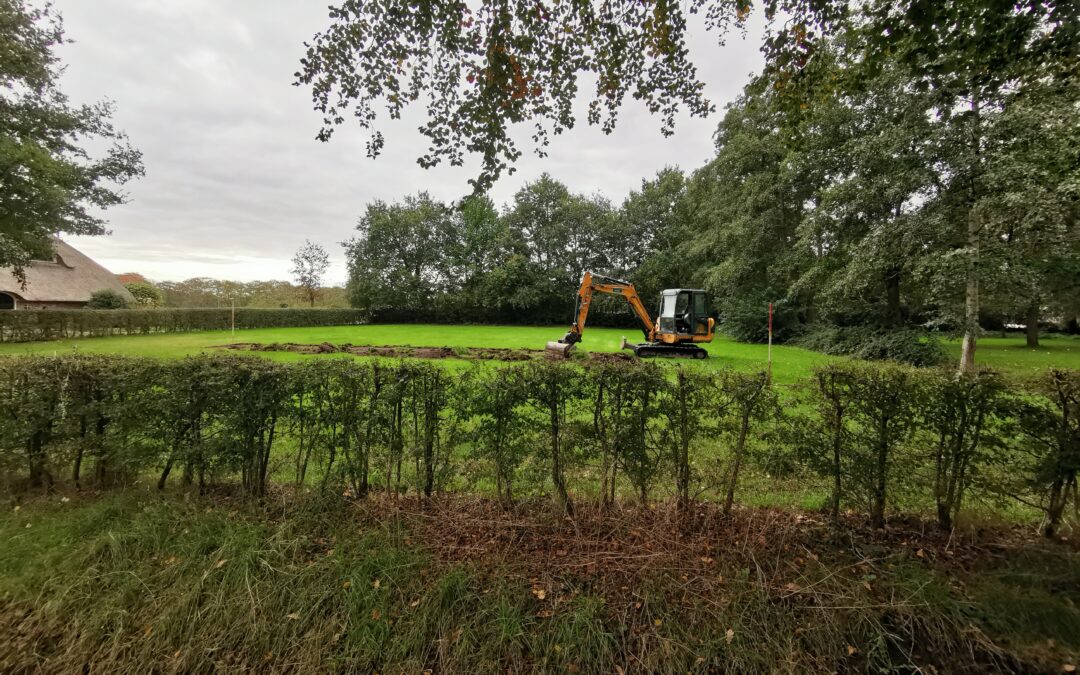 Inrichten bij-vriendelijke tuin gestart