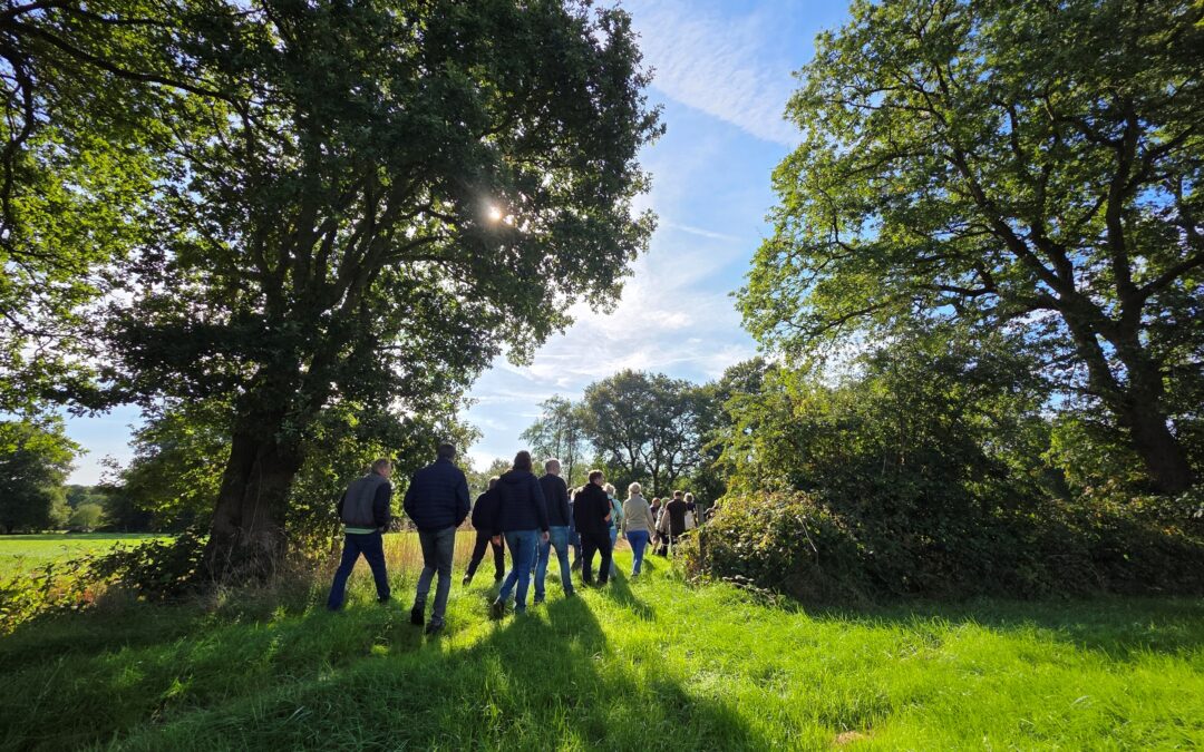 ANLb-beheerders op excursie in het coulisselandschap van Gorecht