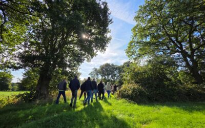 ANLb-beheerders op excursie in het coulisselandschap van Gorecht